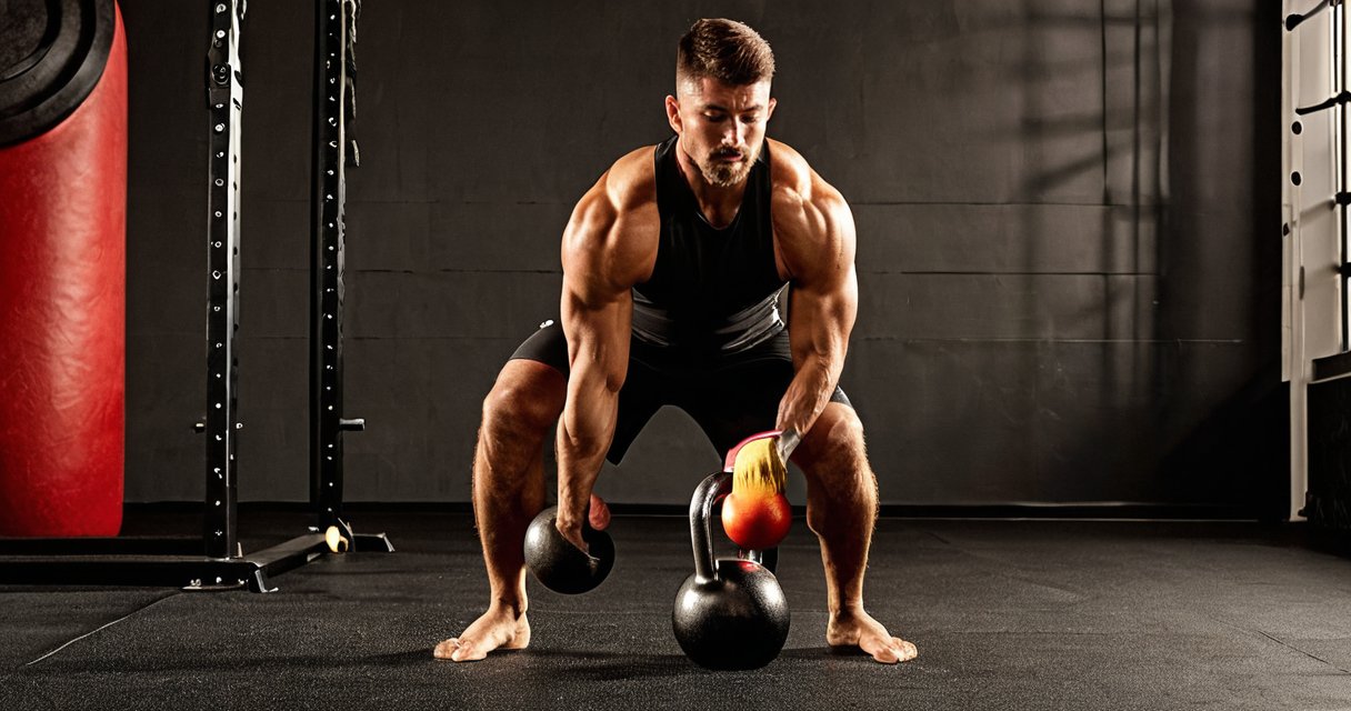 Najlepsze ćwiczenia na dolne plecy — Przysiady z kettlebell i swing, dynamiczne wzmocnienie